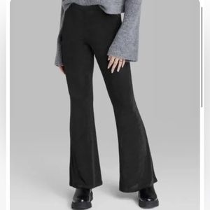 Wild Fable Women's Slinky Knit Shimmery Black Pants